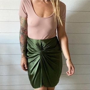 The Satin Knotted Skirt by Elizabeth and James